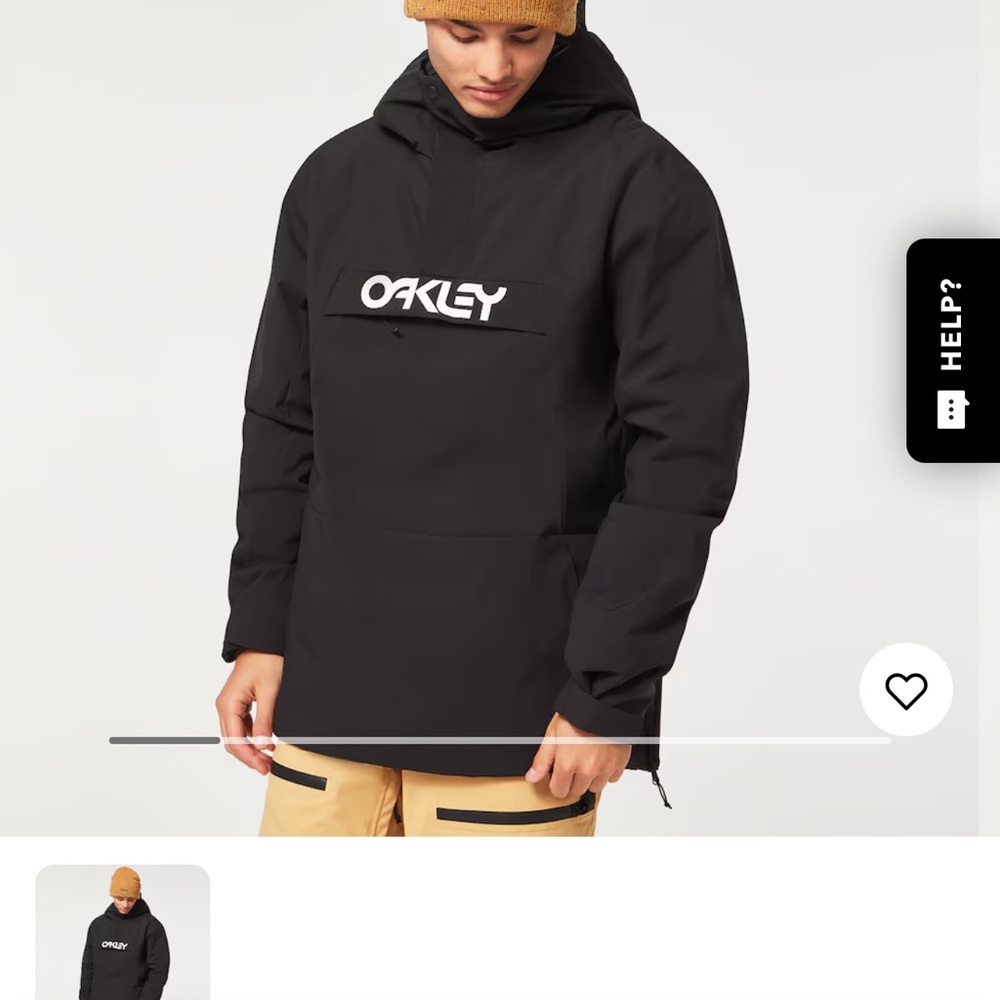 Oakley Black Pullover Jacket
